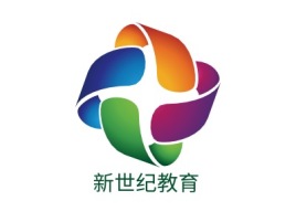 新世纪教育logo标志设计
