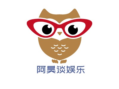 阿昊谈娱乐LOGO设计