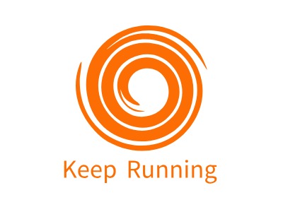 keeprunning品牌logo设计