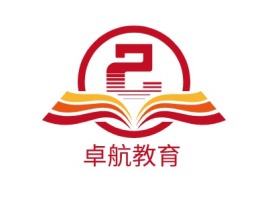 卓航教育logo标志设计