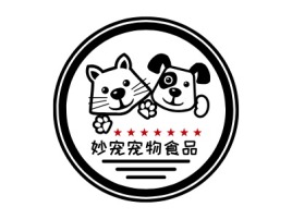 妙宠宠物食品门店logo设计