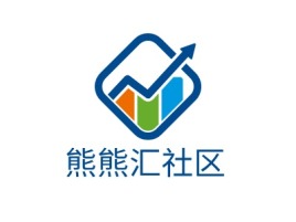 熊熊汇社区金融公司logo设计