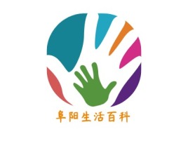 阜阳生活百科logo标志设计