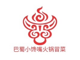 巴蜀小馋嘴火锅冒菜店铺logo头像设计