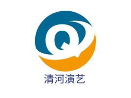 清河演艺logo标志设计