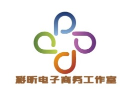 彩昕电子商务工作室公司logo设计