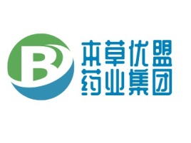 本草优盟药业集团门店logo设计