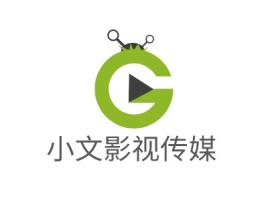 小文影视传媒logo标志设计