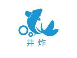 河北井記炸魚品牌logo设计