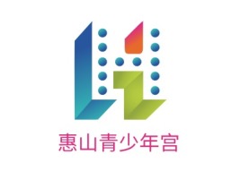 惠山青少年宫logo标志设计