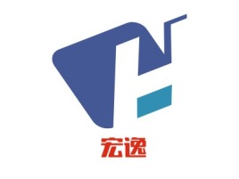 宏逸公司logo设计