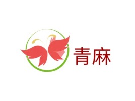 青麻门店logo设计