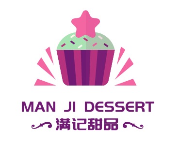 MAN JI DESSERTLOGO设计