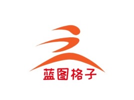 蓝图格子公司logo设计
