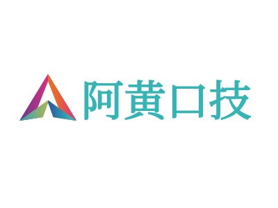 阿黄口技LOGO设计