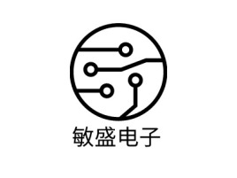 敏盛电子公司logo设计