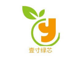 壹寸绿芯品牌logo设计