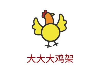 大大大鸡架LOGO设计