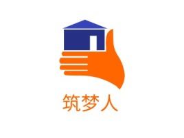 天津筑梦人logo标志设计