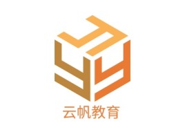 云帆教育logo标志设计