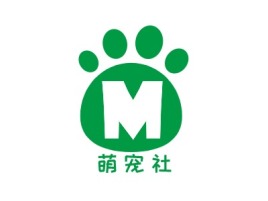 萌宠社门店logo设计