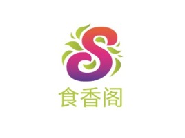 甘肃食香阁店铺logo头像设计