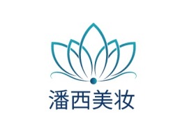 潘西美妆门店logo设计