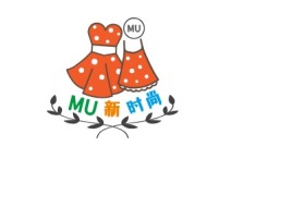 湖北MU新时尚logo标志设计