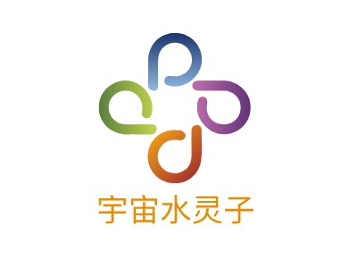 宇宙水靈子LOGO設(shè)計