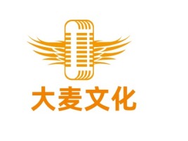 大麦文化logo标志设计