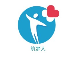天津筑梦人logo标志设计