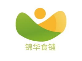 锦华食铺品牌logo设计