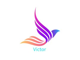 Victor门店logo设计