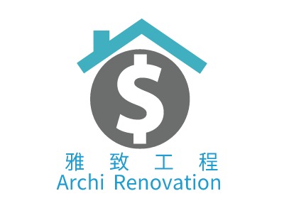  雅   致   工   程Archi RenovationLOGO设计