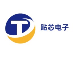 浙江贴芯电子公司logo设计