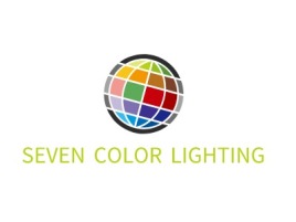 浙江SEVEN COLOR LIGHTING公司logo设计