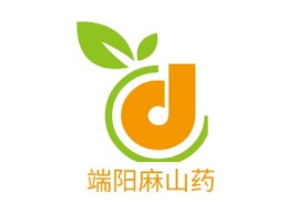 河北端阳麻山药品牌logo设计