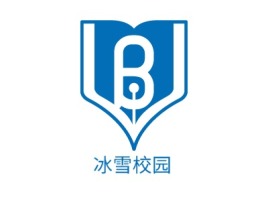 冰雪校园logo标志设计