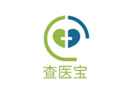 查医宝门店logo标志设计