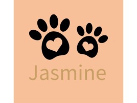 Jasmine门店logo设计