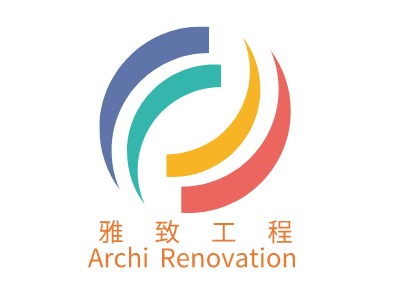  雅   致   工   程Archi RenovationLOGO设计