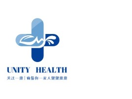 UNITY    HEALTH品牌logo设计