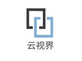 云视界logo标志设计