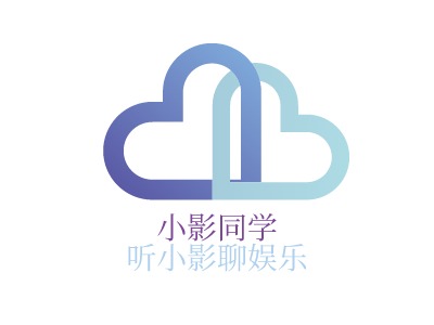 小影同学听小影聊娱乐LOGO设计