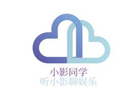 重庆小影同学听小影聊娱乐logo标志设计