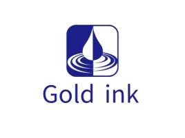 Gold ink企业标志设计