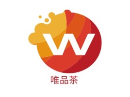 唯品茶公司logo设计