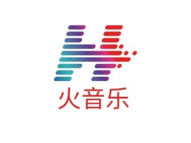 重庆火音乐logo标志设计