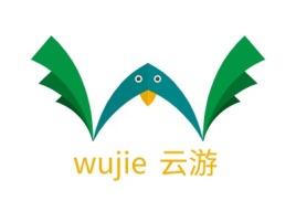 wujie 云游公司logo设计