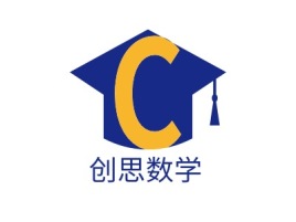 创思数学logo标志设计